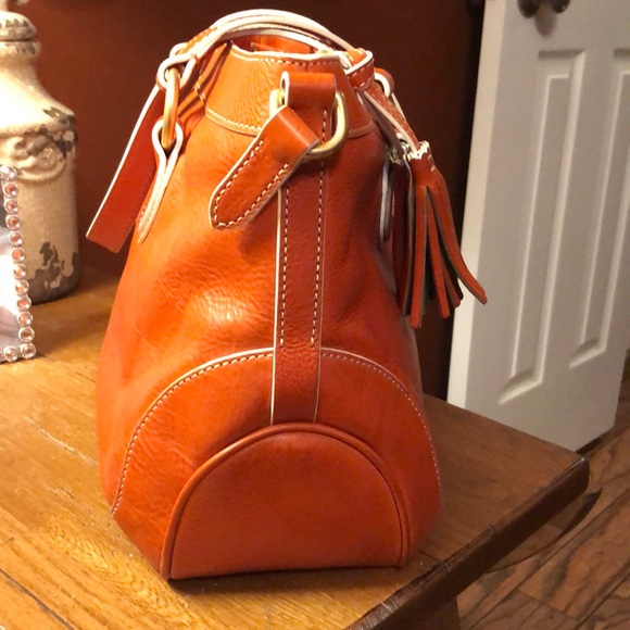 🌼Dooney Florentine Shopper Beautiful Orange!! - Picture 2 of 8